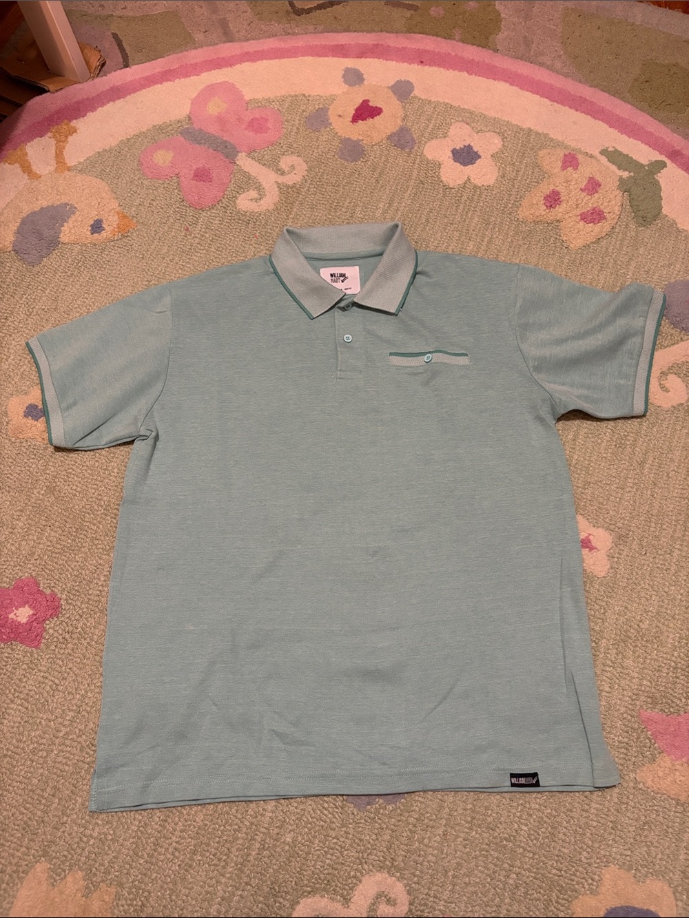 William Rast Men's Green Polo